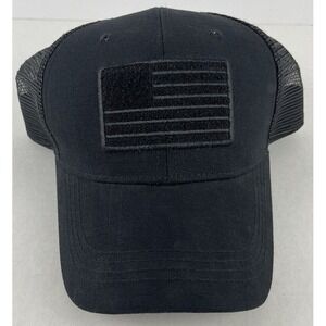 Black American Flag Highland Tactical Baseball Hat